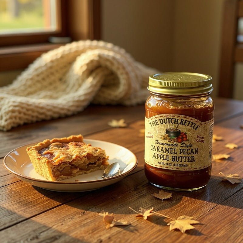 Dutch Kettle Amish Homemade Caramel Pecan Apple Butter