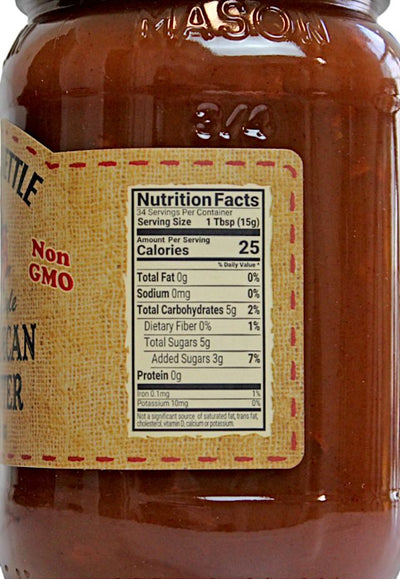 Amish Caramel Pecan Apple Butter Nutrition Facts. Made in USA from Harvest Array.