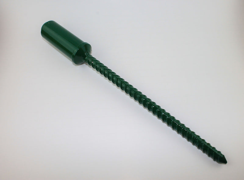 Outdoor LED Lighted Christmas Tree with Green Base and Red and Green Tree Lights