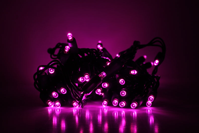 Outdoor LED Lighted Christmas Tree with Green Base and Red and Green Tree Lights