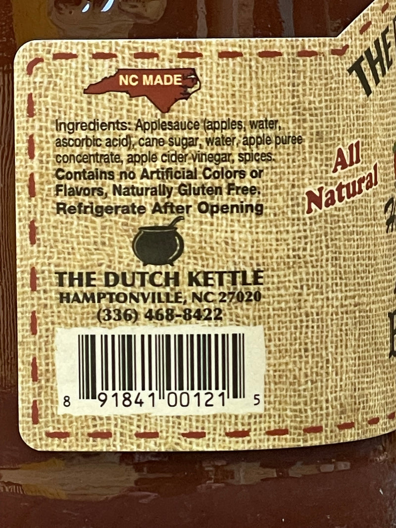 Amish Made Apple Butter all Natural Ingredients.  Made in the USA. Harvest Array