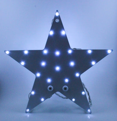 Outdoor LED Lighted Christmas Tree with Green Base and Red and Green Tree Lights